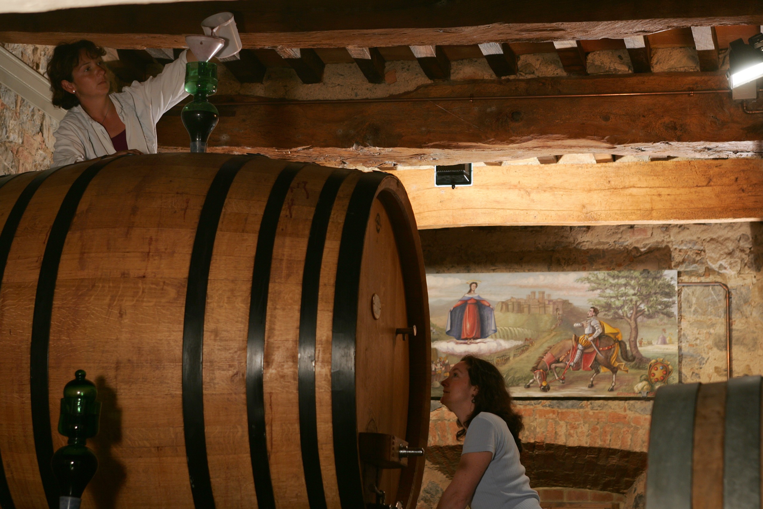 Botti nel Casato Prime Donne in Montalcino