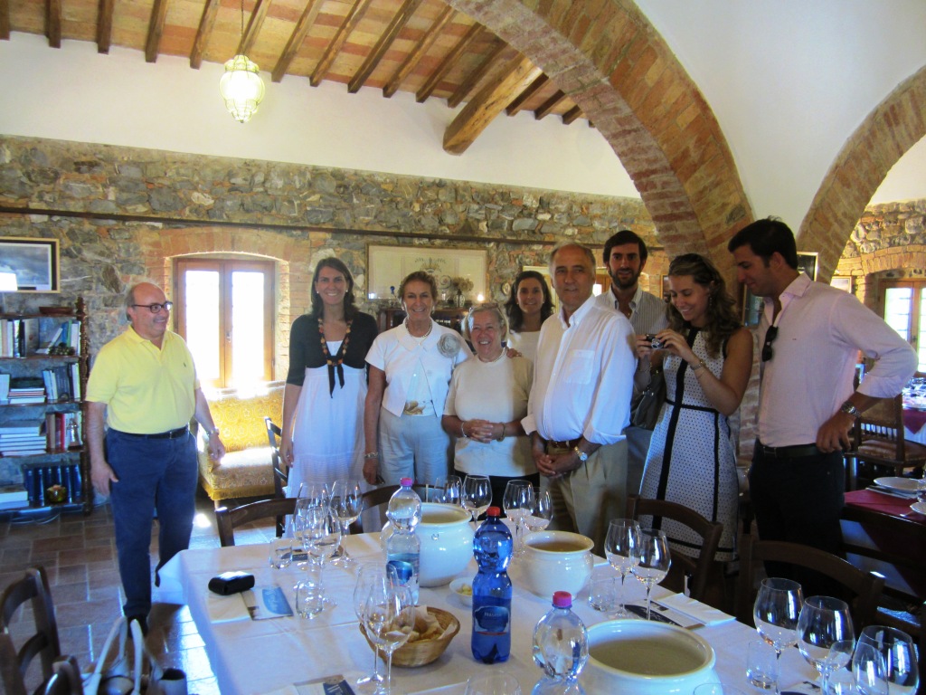 Maria Raventos e famiglia al Casato