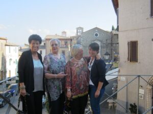 Carla Fendi Francesca Colombini, Donatella e Violante Carla Fendi Francesca Colombini, Donatella e Violante