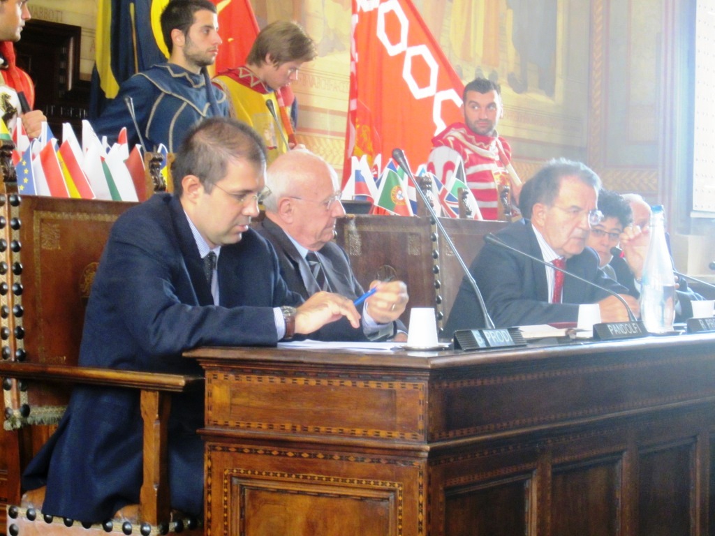 G.Prodi, F.Pandolfi, R.Prodi