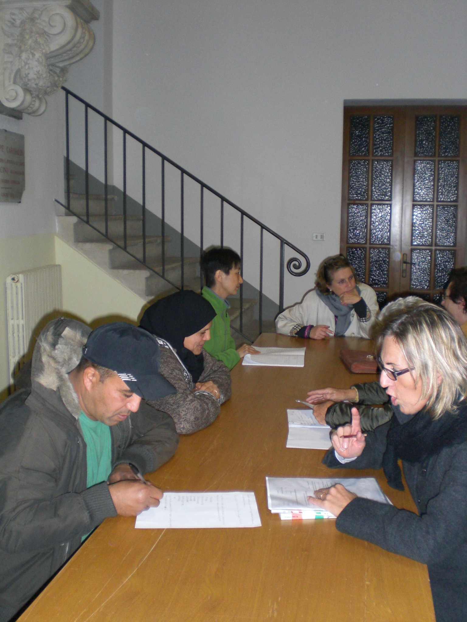 Le insegnanti con i corsisti