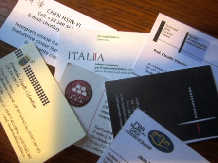 biglietti da visita
