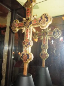 Trequanda chiesa dei SS Pietro e Andrea Croce processionale Trequanda chiesa dei SS Pietro e Andrea Croce processionale