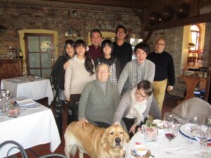 Fattoria del Colle titolare e familiari rist. Alberata Tokyo