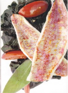 Luciano Zazzeri recipe for black squid with mullet