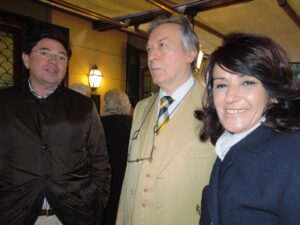 Roma-EnotecaArcioni-Massimo Arcioni e coniugi Felluga