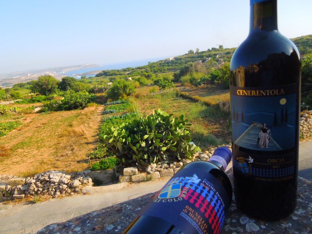 Brunello – Doc – Orcia – Cenerentola – Gozo - Malta