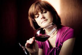 Female wine consumer