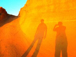 Carlo e Donatella in ombra