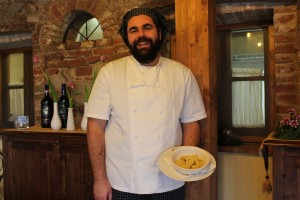 chef Antonio Corsano_Gnocchi di semolino_Fattoria del Colle