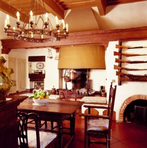 the kitchen of the farm 
