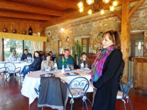 Susanna Cenni alla fattoria del Colle