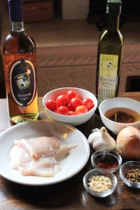 Recipe for Chicken Mars Style - ingredients