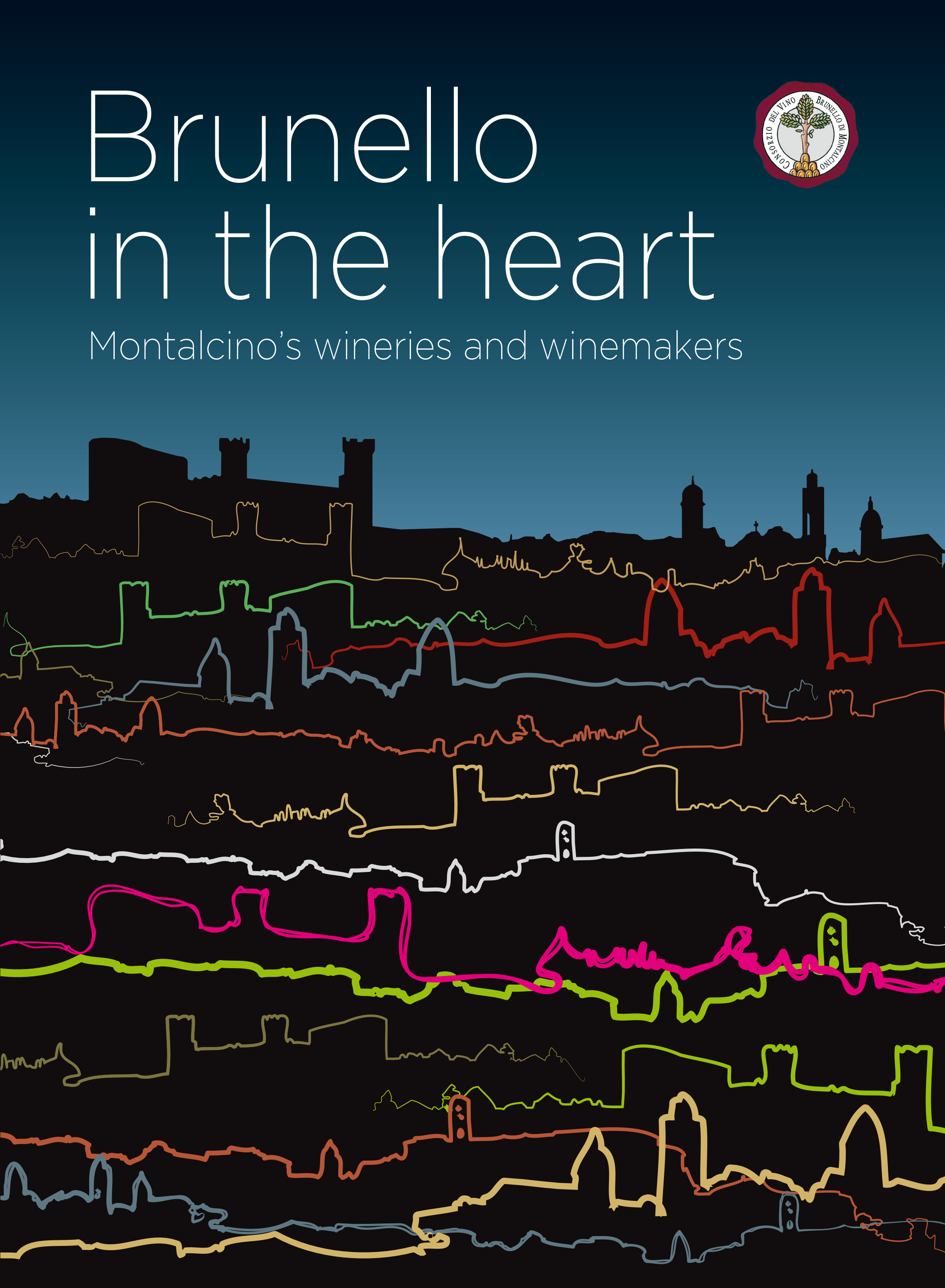 Copertina del libro dei produttori di Brunello