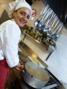 Michela the new chef for Donatella Cinelli Colombini