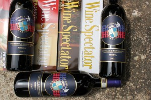 Wine Spectator and my Brunello Riserva 2007