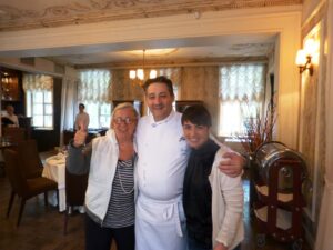 Bruno Coletti con Donatella e Violante