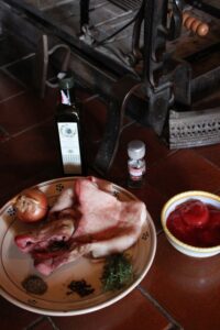 grifi a base di testina di bue