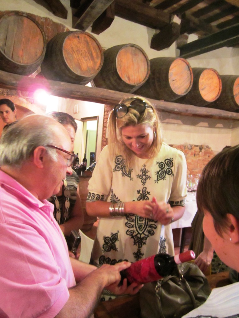 Maxima Regina d'Olanda alla fattoria del Colle