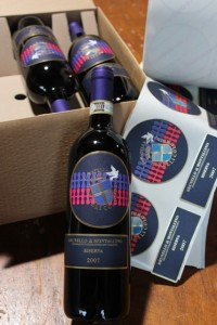 Labeling the Brunello Riserva 2007