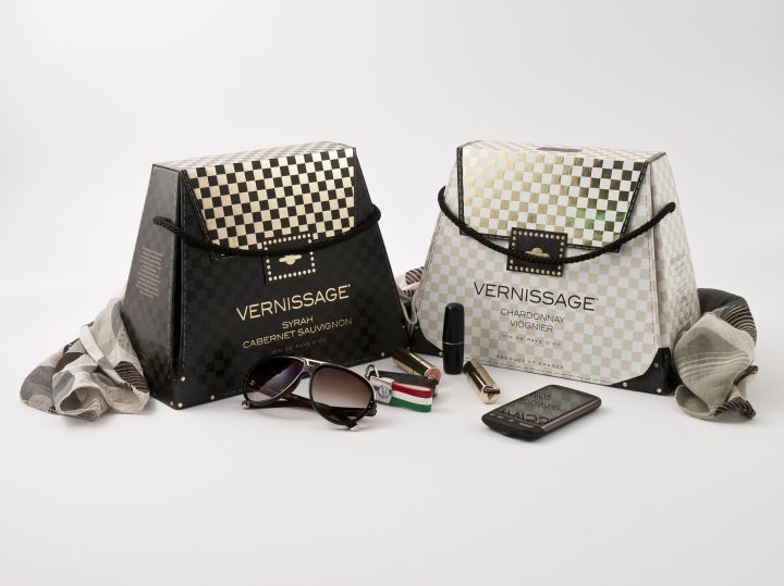 Wine in a bag for Vernissage design