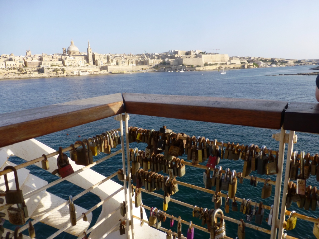 Malta lucchetti dell'amore