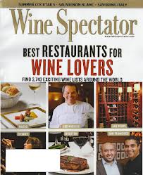 Wine Spectator copertina