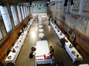 Oslo, the Gambero Rosso tasting hall before it all began
