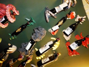 Hedonism Wines London hands with wines