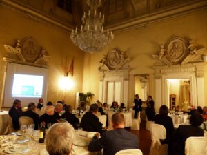 Pietro Di Lazzaro con Stefano Grifoni al Lions Club Firenze Brunelleschi