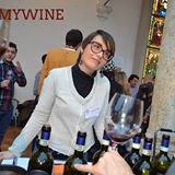Violante Gardini durante la degustazione