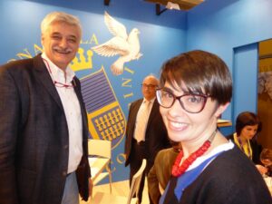 Frank Roeder MW e titolare VIF insieme a Violante e Carlo Frank Roeder MW e titolare VIF insieme a Violante e Carlo