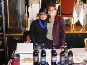 Susanna Carbotti  e Violante Cinellicolombini Jr alla degustazione del Brunello di Monaco di Baviera