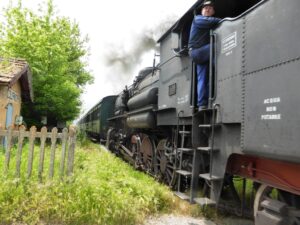 Treno natura alla stazione di Trequanda