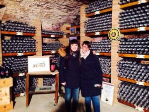 Elena Fucci e Violante Gardini alla Fattoria del Colle 