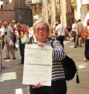 2 giugno 2014 Cavaliere della Repubblica Donatella Cinelli Colombini 2 giugno 2014 Cavaliere della Repubblica Donatella Cinelli Colombini