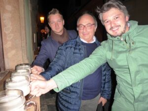 Praga Carlo Gardini con Matous Ballik e Tomas Praga Carlo Gardini con Matous Ballik e Tomas