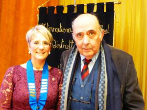 La Presidente Inner Wheel Pierangela Callai Mazzi con Giovanni Buccianti La Presidente Inner Wheel Pierangela Callai Mazzi con Giovanni Buccianti