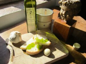 Bruschetta con olio Fattoria del Colle