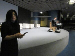 Stevie Kim Wine2wine  aspettando il ministro Martina