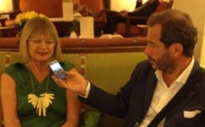 Jancis_Robinson and Alessandro Regoli Jancis_Robinson and Alessandro Regoli