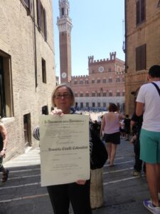 Donatella Cinelli Colombini cavaliere della Repubblica 