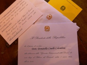 Quirinale Festa della Donna 2015 inviti