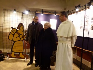 Via Francigena Totem Lions Club Montalcino La Fortezza 