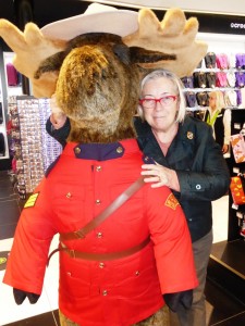 Quebec Donatella con la guardia canadese
