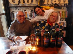 Toronto Ristorante Terroni DonatellaCinelliColombini con Carlo e Mariano