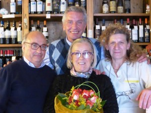 DonatellaCinelliColombini e suo marito Carlo con Nazzareno e Marilena Conti