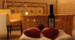 Fattoria del Colle massaggio di coppia e vinoterapia