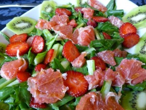 Saxa Cuntaria insalata di tarassaco e frutta