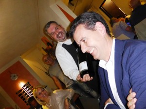 Marcello Lunelli con Gianluca Monaci al Barrino di Montisi